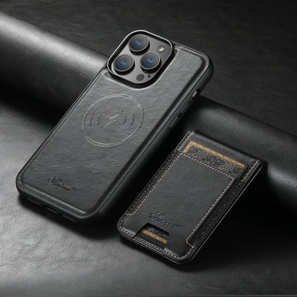 Custodia in pelle Magvibe - Protezione premium per smartphone con supporto per schede e MagSafe