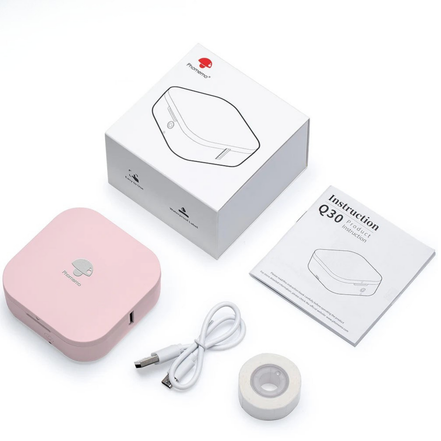 PRINTIFY – Kabelloser Thermoetikettendrucker mit Bluetooth & tragbarem tintenlosem Drucken