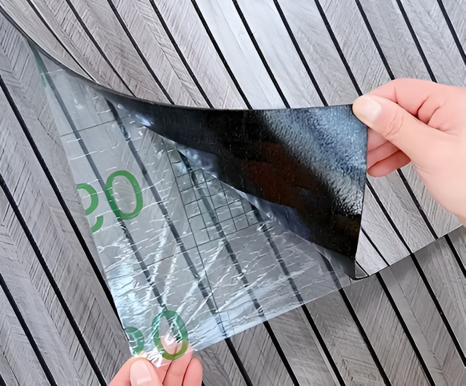 3D Akupanel - Selbstklebende Wandpaneele mit Holz-Effekt