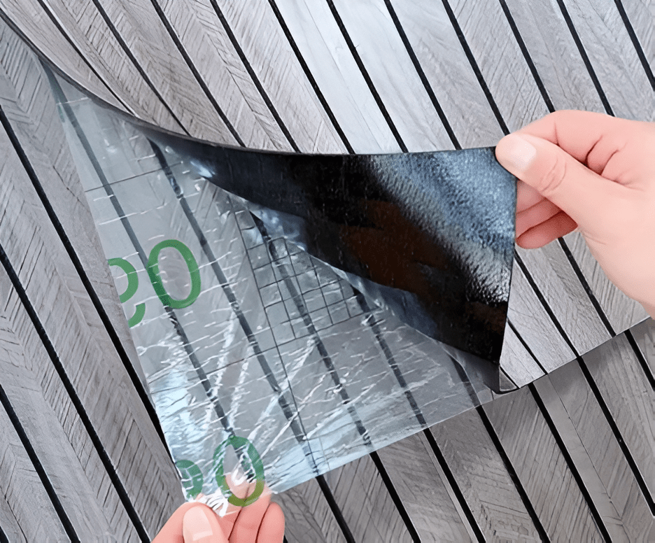 3D Akupanel - Panneaux muraux auto-adhésifs à effet bois