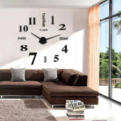 TimeDepth Acryl Wandklok - Stil 3D Effect voor Modern Interieur Design