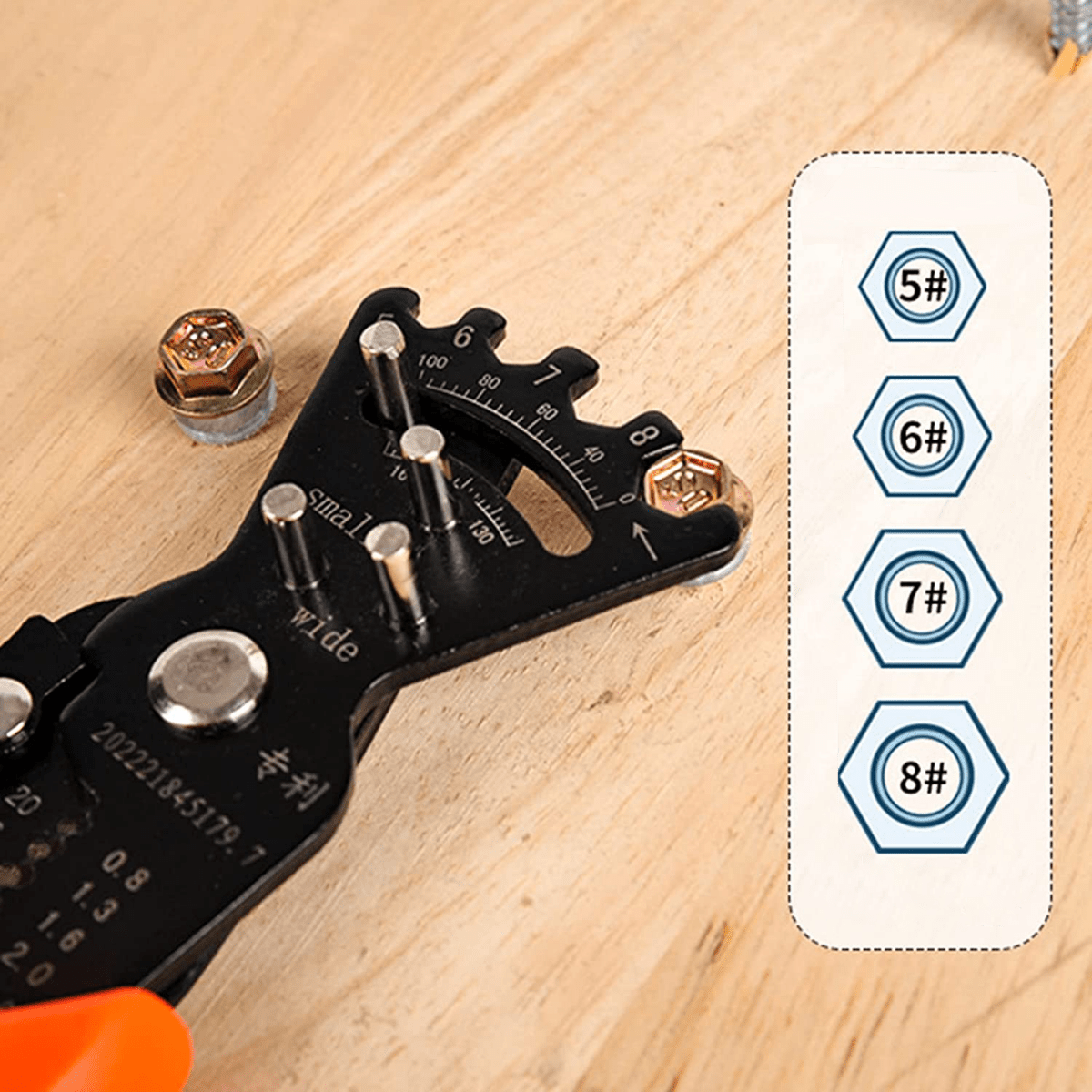 5-in-1 Multifunctional Tool for Electrical Work – Wire Stripper, Cutter, Crimper, and Bender in Durable Chromium Vanadium Steel-3