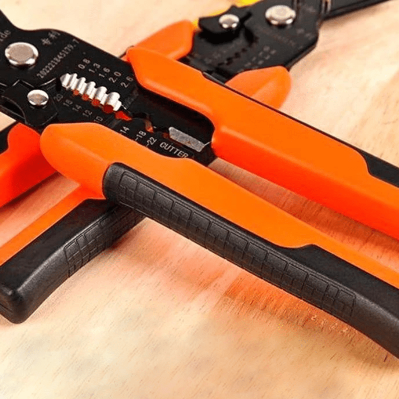 5-in-1 Multifunctional Tool for Electrical Work – Wire Stripper, Cutter, Crimper, and Bender in Durable Chromium Vanadium Steel-4