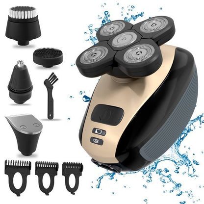  5-in-1 razor men-ergonomic razor with razor blades for smooth shave-4