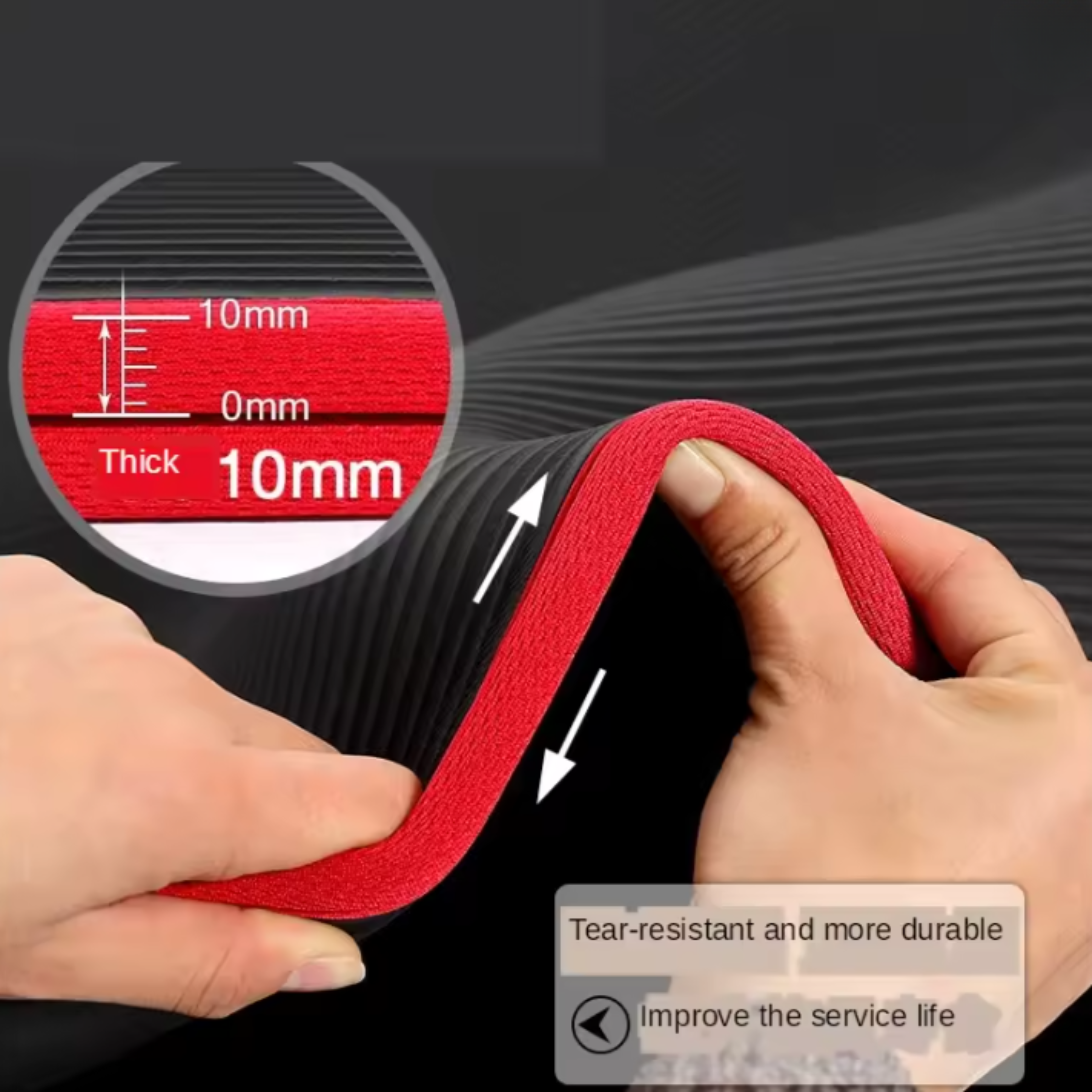 ZENPAD – Erittäin paksu liukumaton joogamatto mukavuutta ja vakautta varten