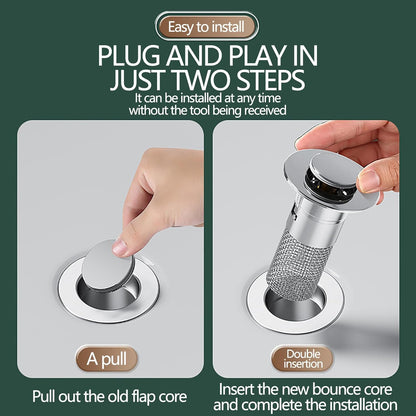 FilterPlug Drain Protector - Effektiver Schutz vor Verstopfungen und verlorenen Wertgegenständen im Waschbecken