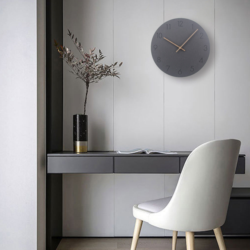 Orologio da parete NordWhisper - Minimalismo nordico silenzioso per interni eleganti e tranquilli