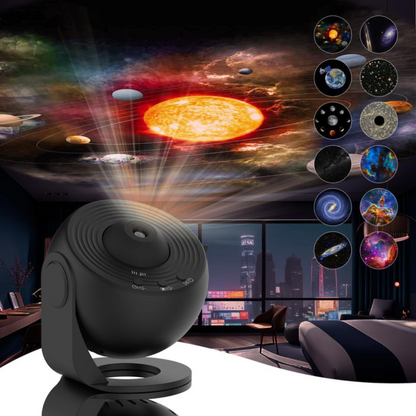 GalaxySky - HD sterrenhemelprojector met 13 schijven & timerfunctie