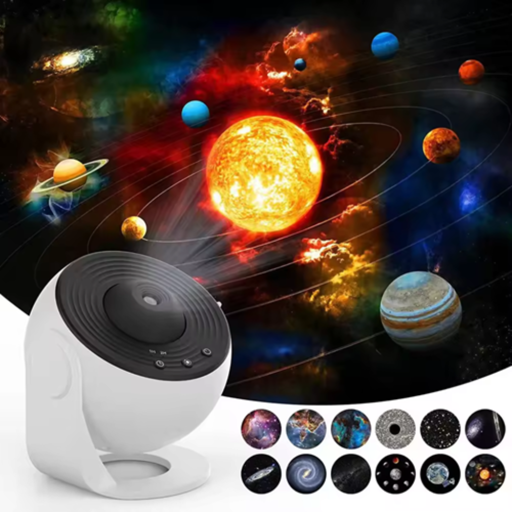 GalaxySky - HD sterrenhemelprojector met 13 schijven & timerfunctie