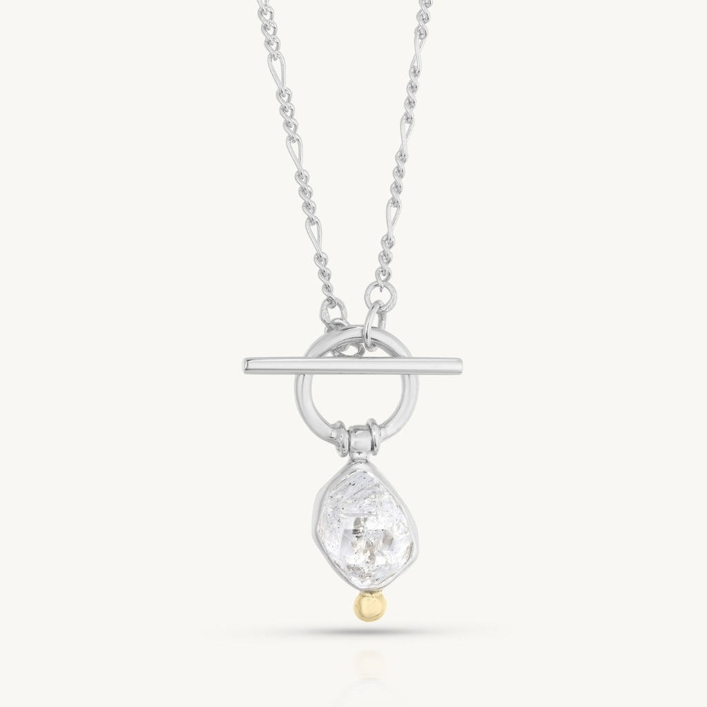 Gepolijste Zee Druppel Zilveren Ketting