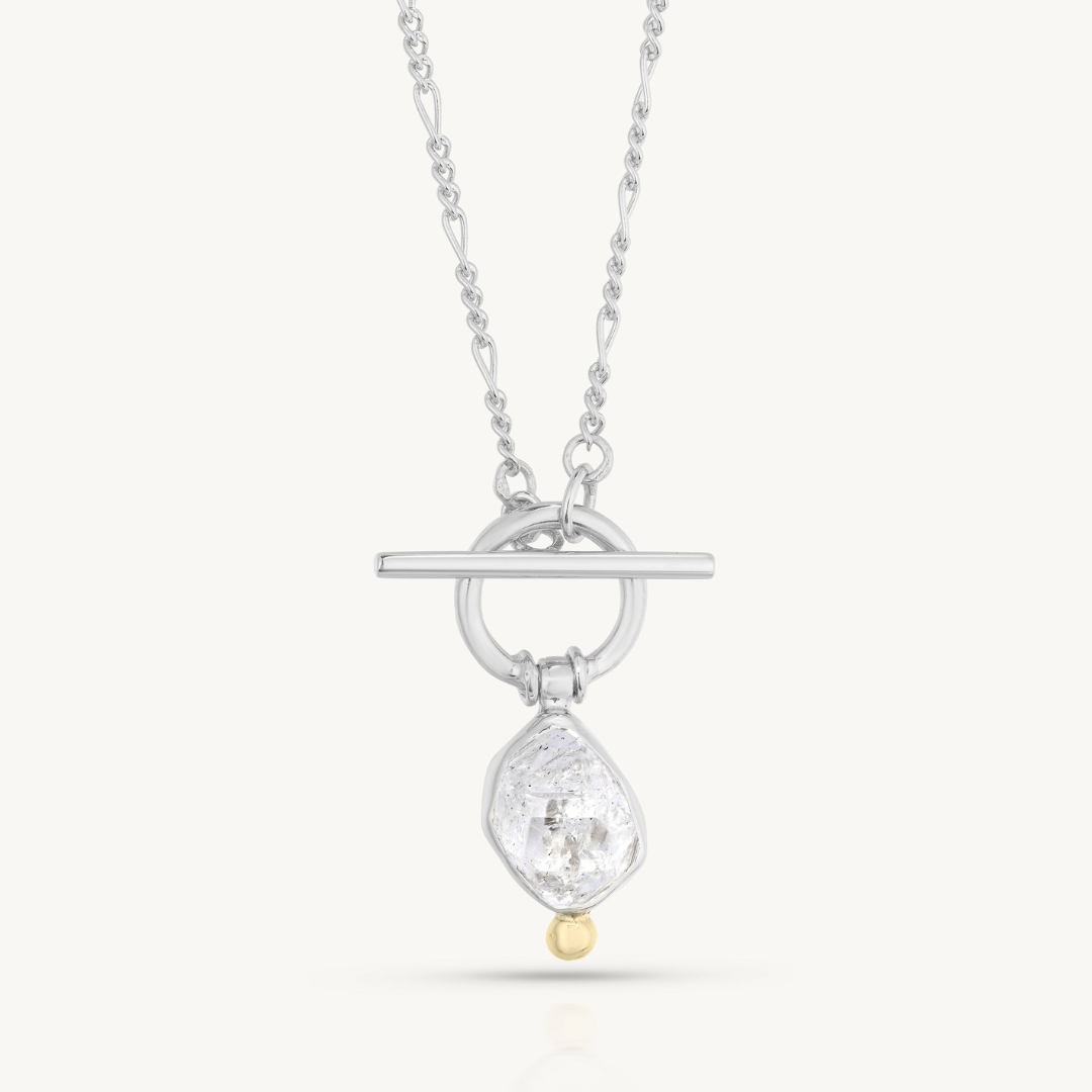 Gepolijste Zee Druppel Zilveren Ketting