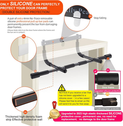  Powergrip pull -up bar door frame - high quality steel, 200 kg load capacity, versatile design-4