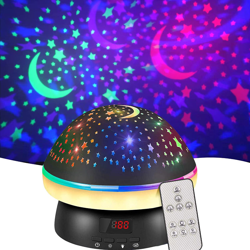 GLOWLIGHT - Proiettore di stelle magiche con timer e 16 colori per notti rilassanti