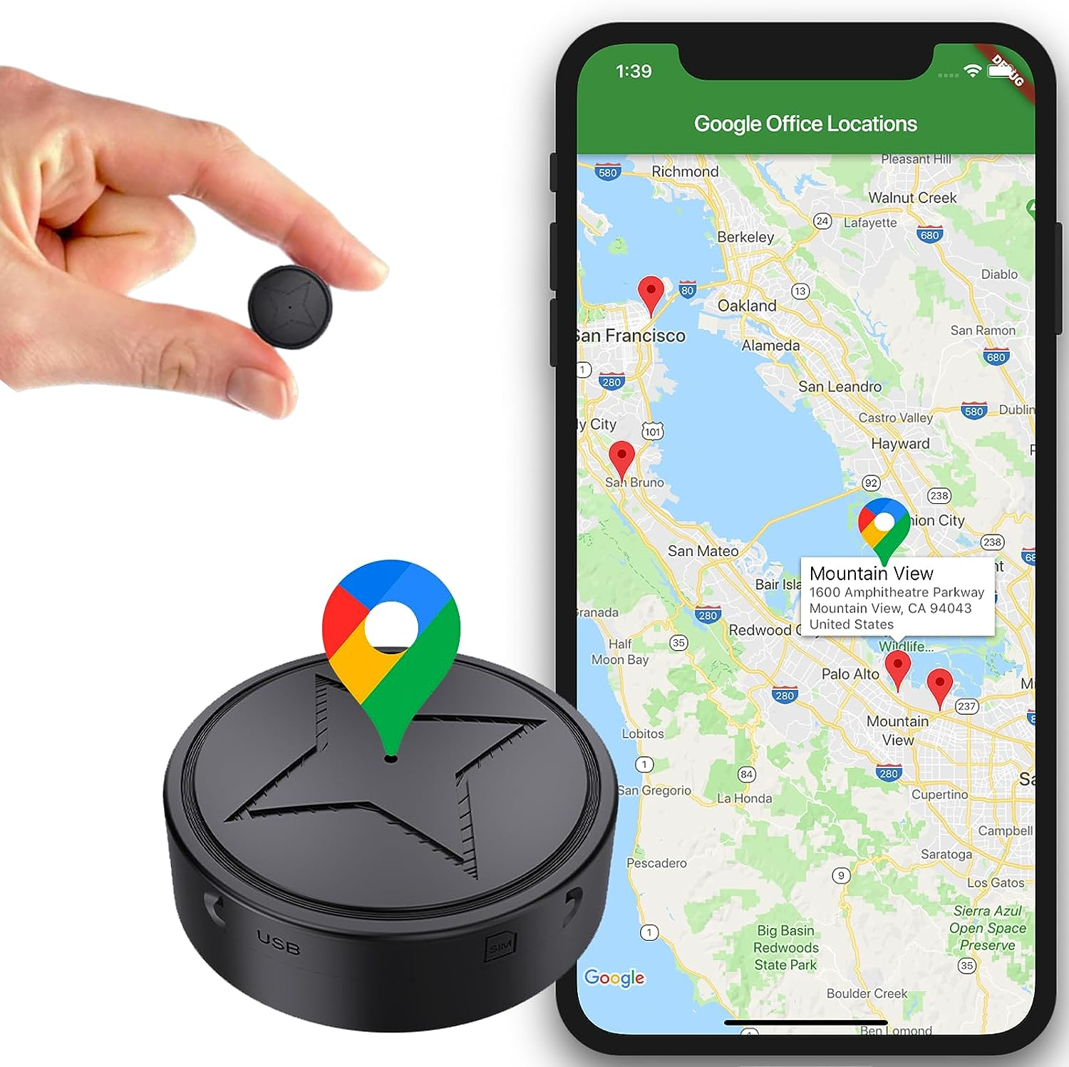  Intelligent GPS tracker-compact, magnetic tracker for real-time location tracking-2