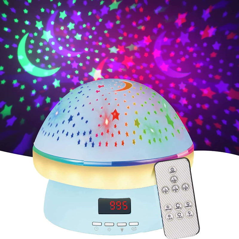 GLOWLIGHT - Proiettore di stelle magiche con timer e 16 colori per notti rilassanti
