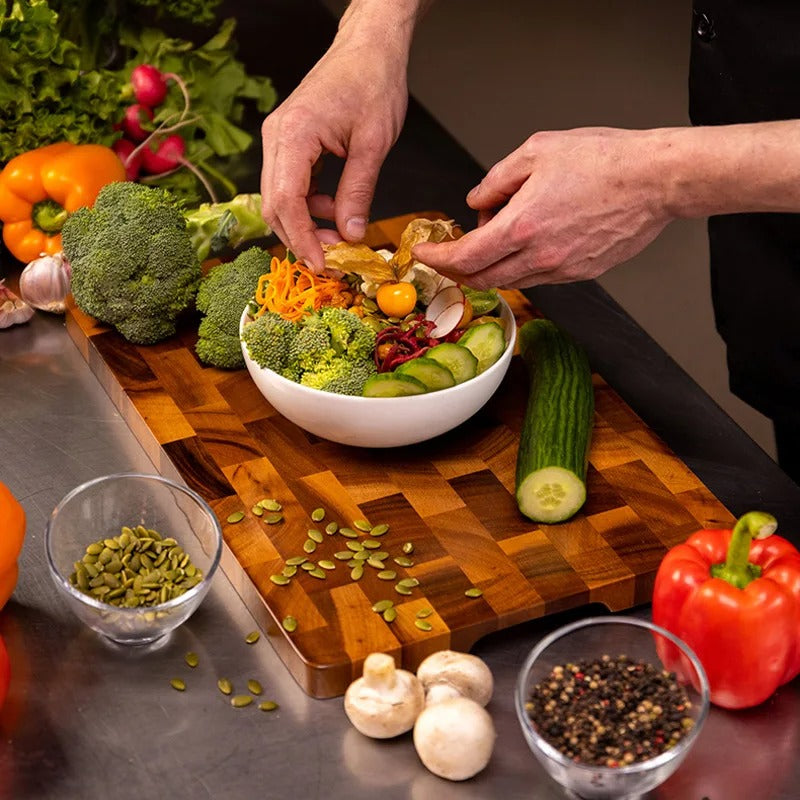  Purewood acacia cutting board - elegant & functional for every kitchen-5