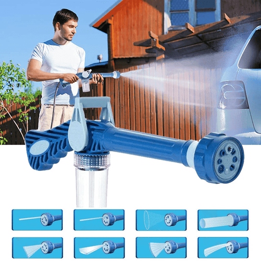 8-in-1 High-Pressure Water Gun with Adjustable Flow and Built-in Soap Dispenser – Versatile Cleaning Tool for Home and Garden-1