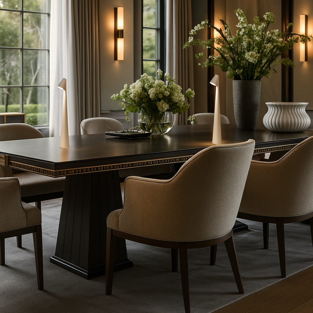 EVOLUCE – Lampe de table rechargeable au design moderne et longue autonomie de batterie