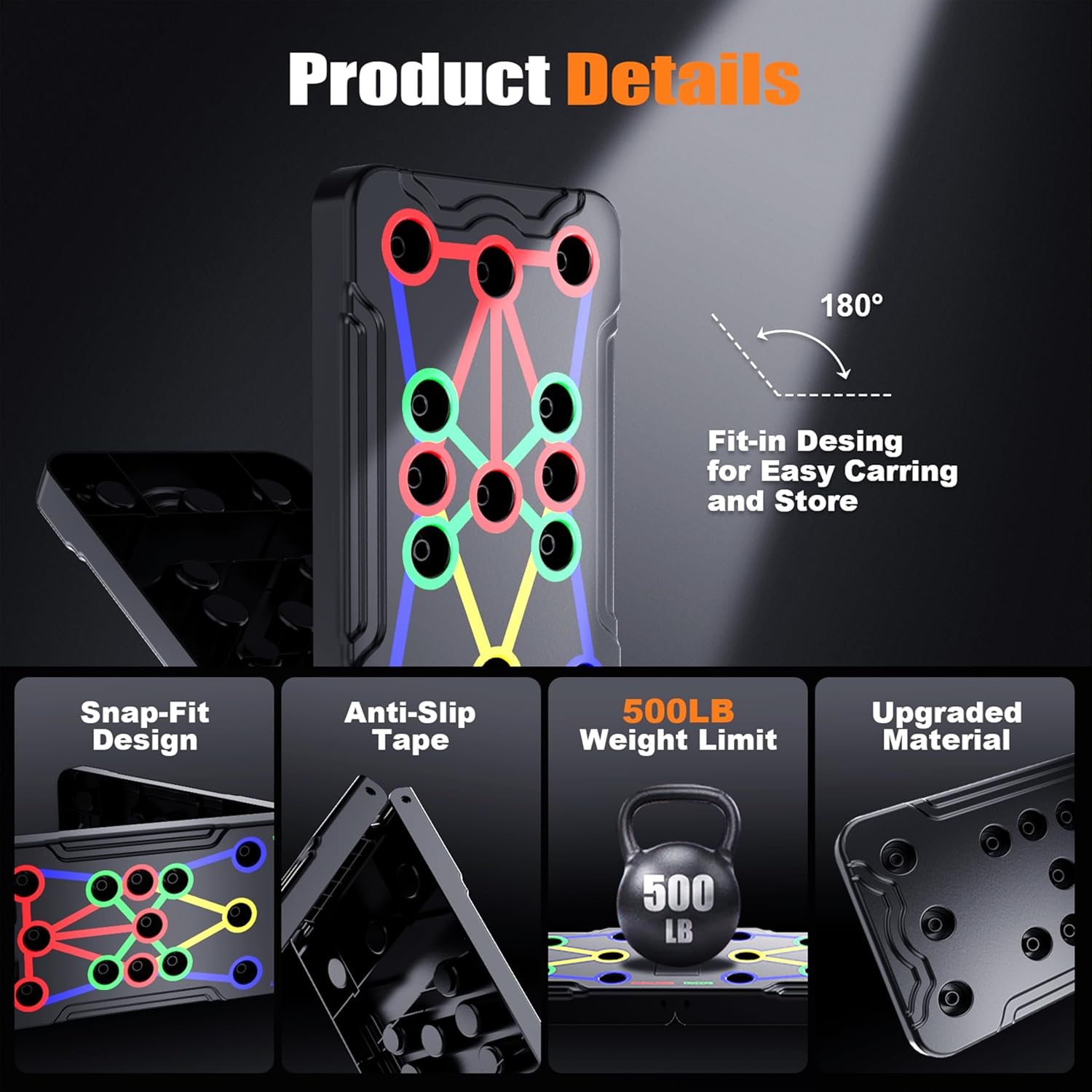 Powerflex - multifunctional training board for chest, shoulders and arms-6