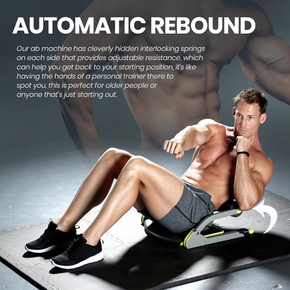  Coremax from Crunch Trainer - ergonomic design, adjustable resistance, space -saving-6