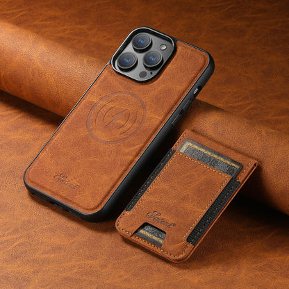 Custodia in pelle Magvibe - Protezione premium per smartphone con supporto per schede e MagSafe