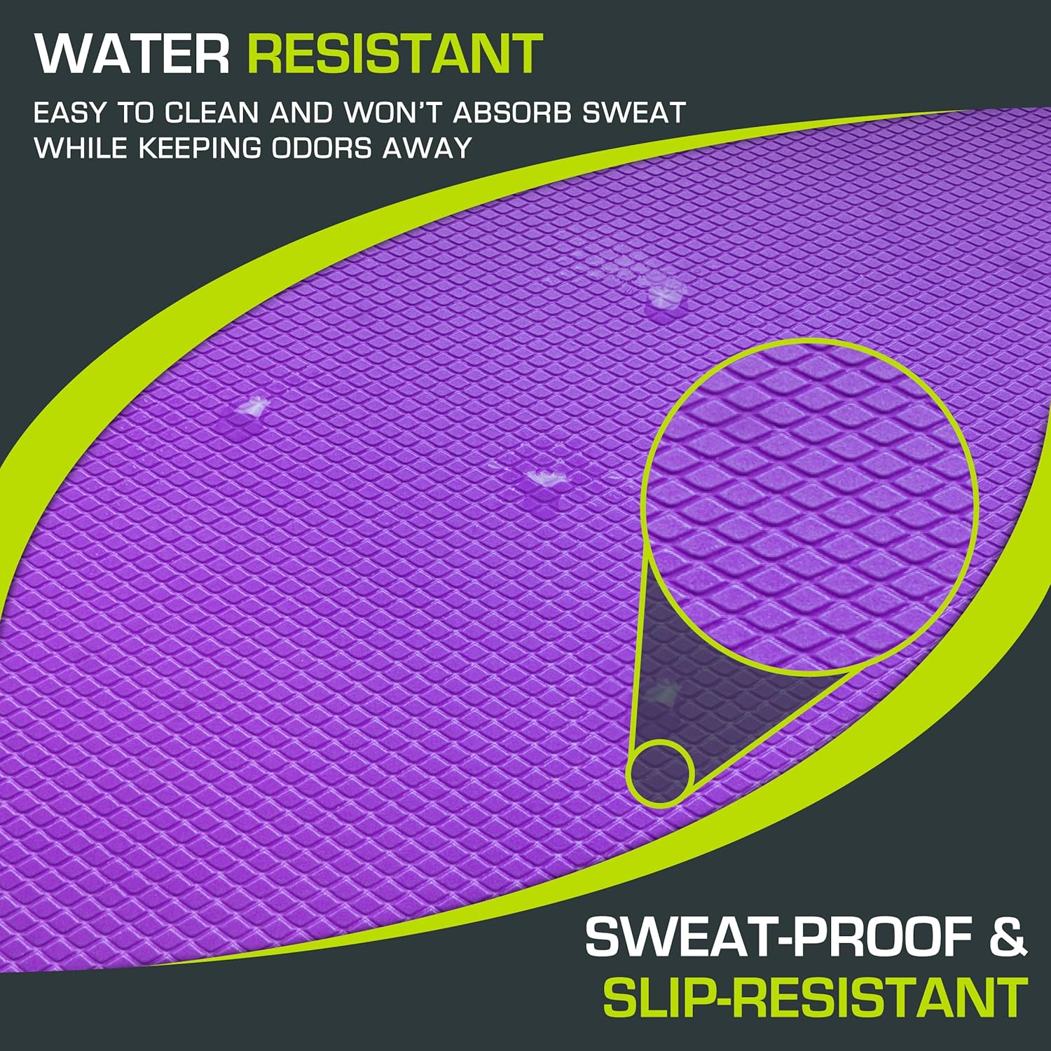  Non -slip yoga mat for yoga and stability training - BalancePro foam mat-5