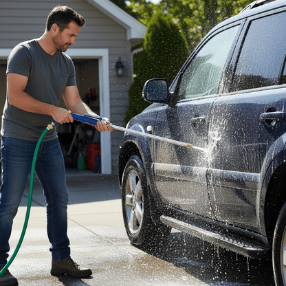 HydroForce Power Washer | High-Pressure Cleaning Wand | Fits Any Garden Hose | Car & Patio Cleaning Tool