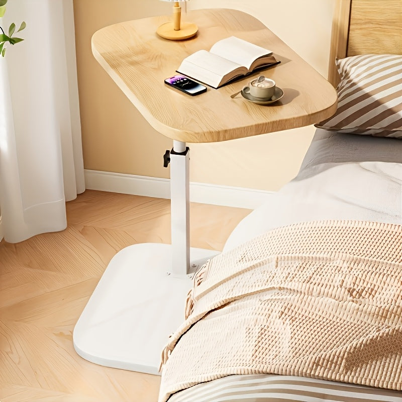 FlexiWood Table – Adjustable Side Table for Sofa and Bed