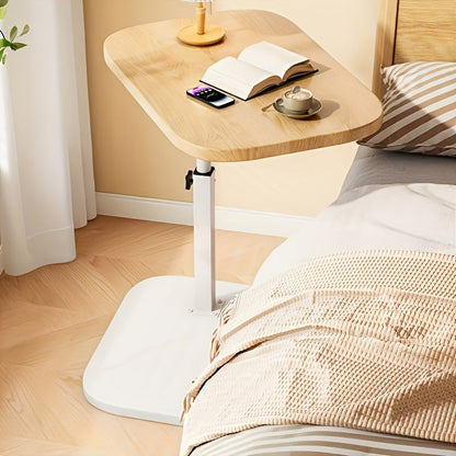 FlexiWood Table – Adjustable Side Table for Sofa and Bed