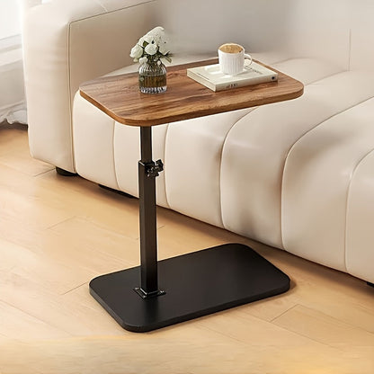 FlexiWood Table – Adjustable Side Table for Sofa and Bed