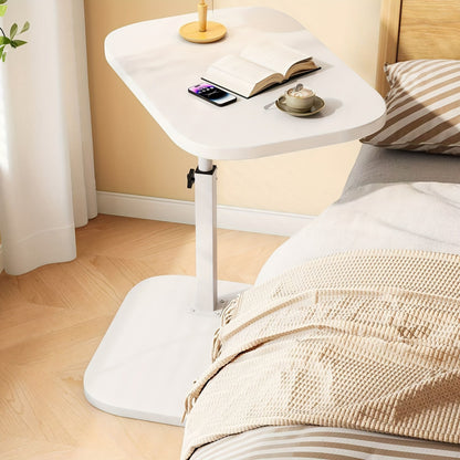 FlexiWood Table – Adjustable Side Table for Sofa and Bed