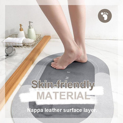 AquaComfort - Alfombrilla de baño de microfibra suave y de secado rápido