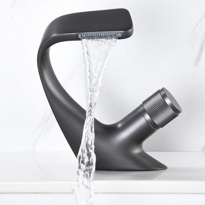 Aquacascade Basin TAP-modern waterfall wash basin made of brass for luxurious bathroom design 3