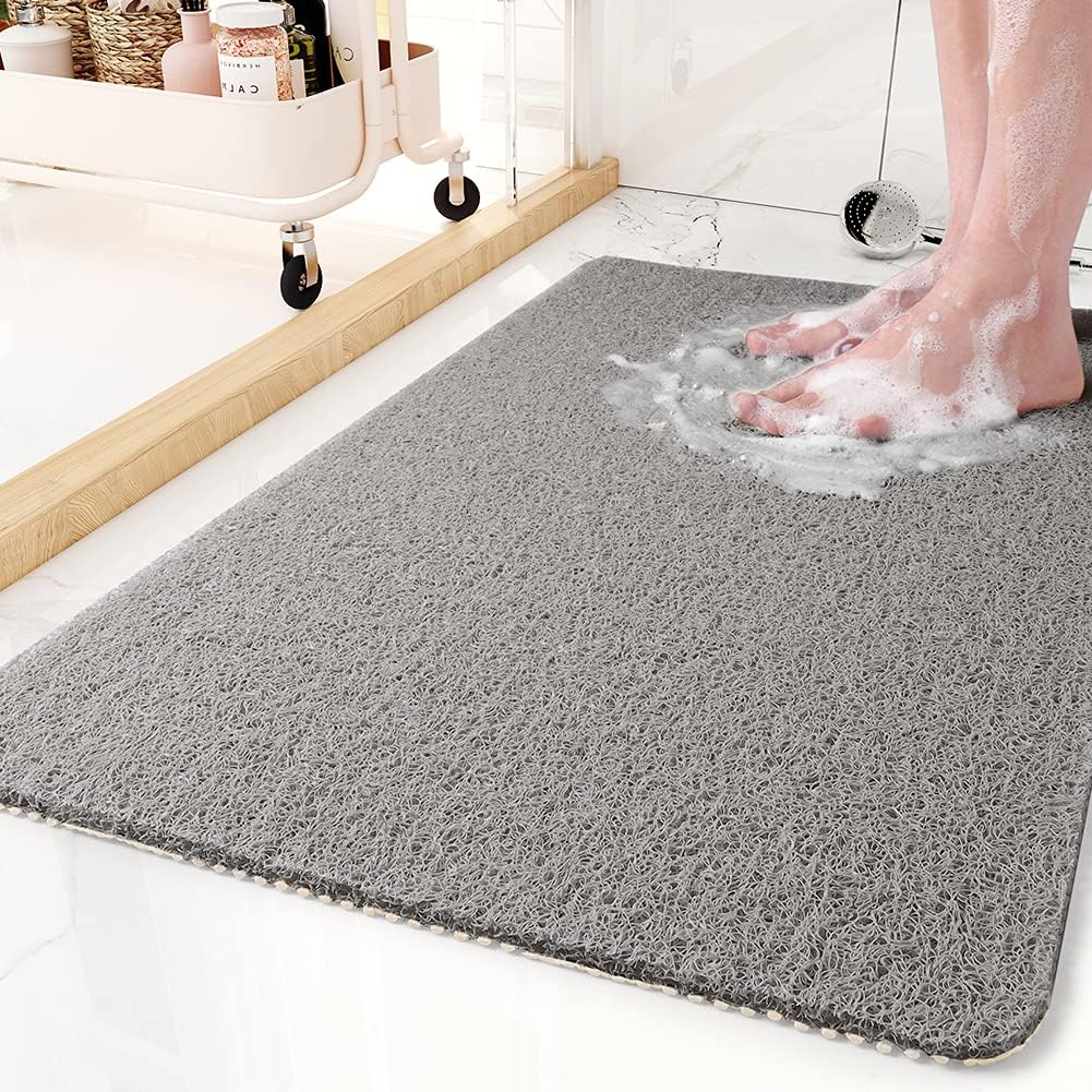 Aqualuxe Shower Mat-non-slip shower mat with hygienic drainage system & spa comfort 0