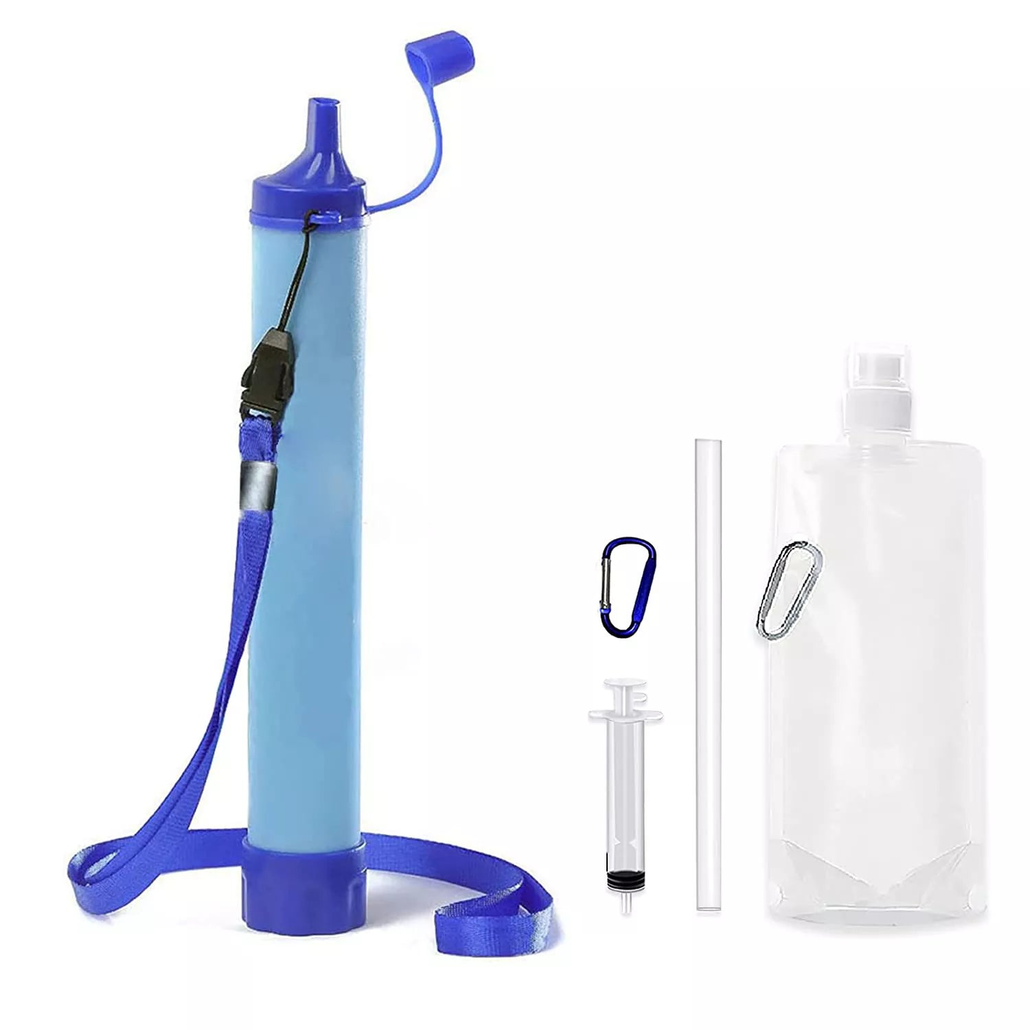 Aquaprep Survival Filter-portable water filter with 4-step filtration for emergencies & outdoor adventure 1