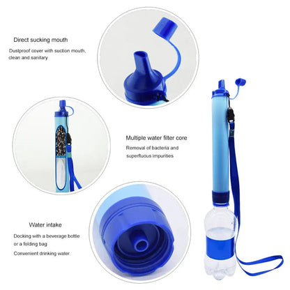 Aquaprep Survival Filter-portable water filter with 4-step filtration for emergencies & outdoor adventure 3