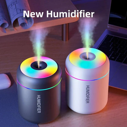 AromaMist Mini – 180ml USB Luchtbevochtiger met LED-verlichting