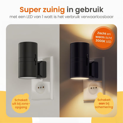 Aurora Night Light-Dimmable LED night lamp with day-night sensor for pleasant room lighting 4