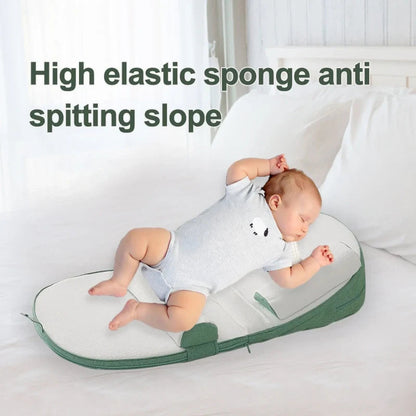 BABY DREAM SUPPORT – Side Sleeper Pillow with Anti-Reflux Inclination for Newborns