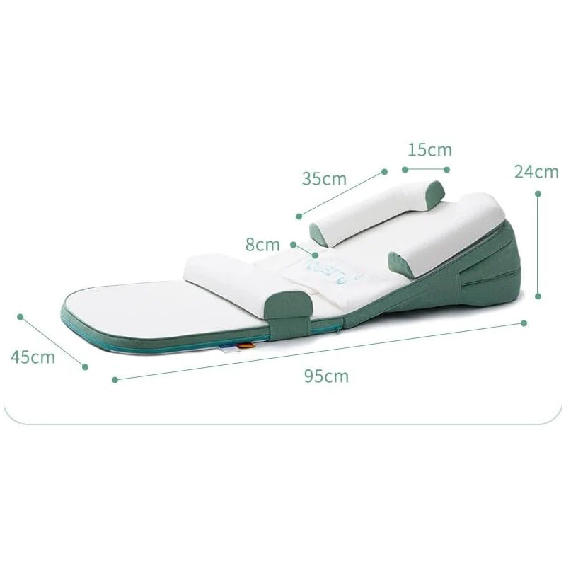 BABY DREAM SUPPORT – Side Sleeper Pillow with Anti-Reflux Inclination for Newborns