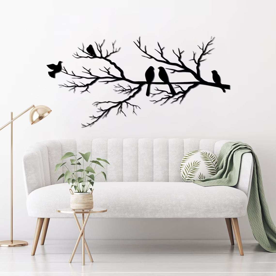BIRDWING ART – Metal Wall Decoration with Birds for Elegant Living