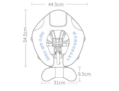 Baby Swim Ring with Canopy - baby swimming ring with sun protection & animal motif for safe splashes in summer 3