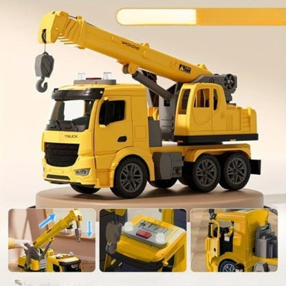 BuildPlay - Kraanvrachtwagen Speelgoed met Licht & Geluid