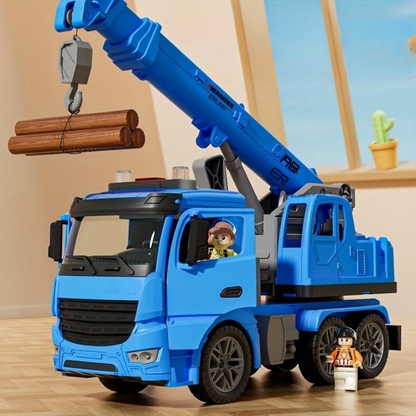 BuildPlay - Kraanvrachtwagen Speelgoed met Licht & Geluid