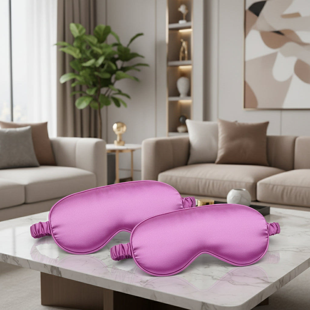 CALMEYES – Lightweight silk-look sleep mask for restful sleep 0