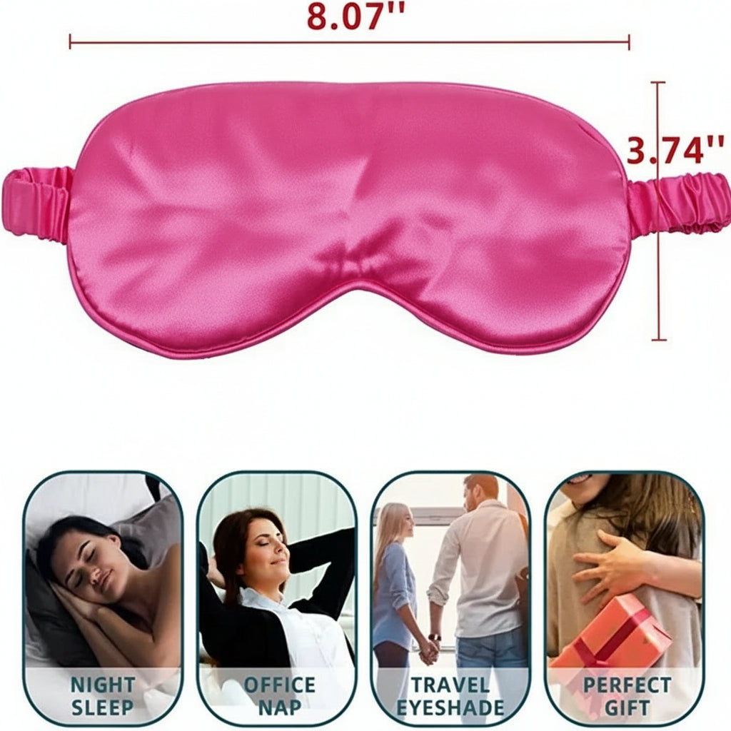 CALMEYES – Lightweight silk-look sleep mask for restful sleep 5