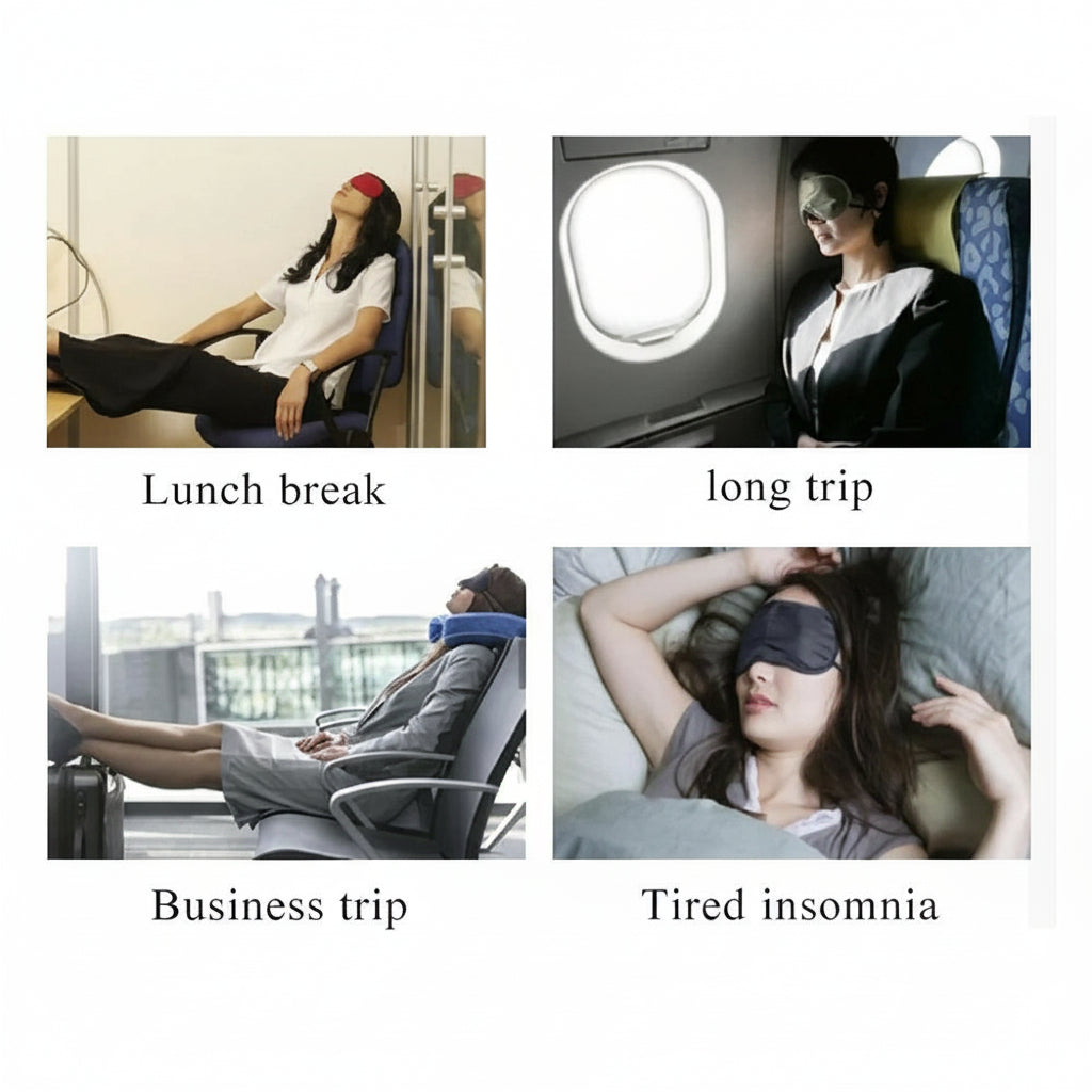 CALMEYES – Lightweight silk-look sleep mask for restful sleep 6