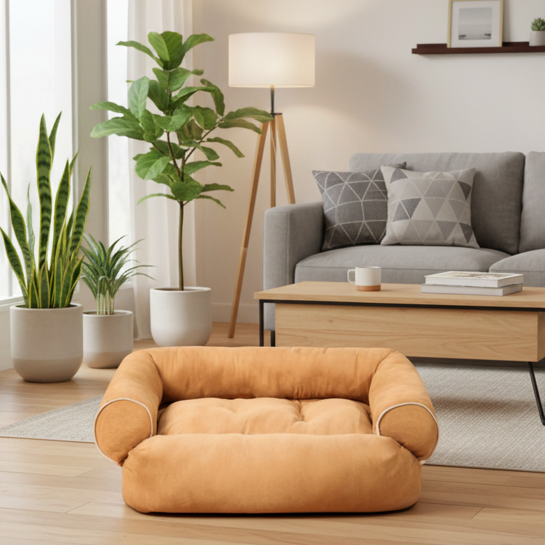 CANICLOUD – Orthopedic Dog Sofa Bed with Pressure-Relief Padding for Senior Dogs 0