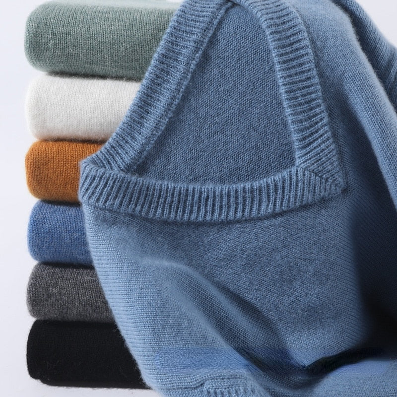 CASHMERE CLASSIC - Pull en cachemire pour hommes pour le style et le confort