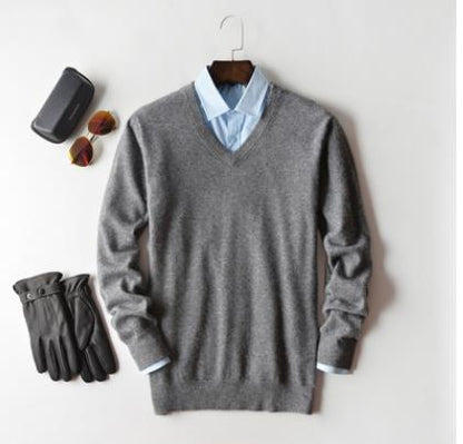 CASHMERE CLASSIC - Pull en cachemire pour hommes pour le style et le confort